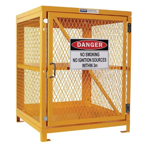 WORKWEAR, SAFETY & CORPORATE CLOTHING SPECIALISTS  - PRATT AEROSOL CAGE. 2 STORAGE LEVEL UP TO 200 CANS