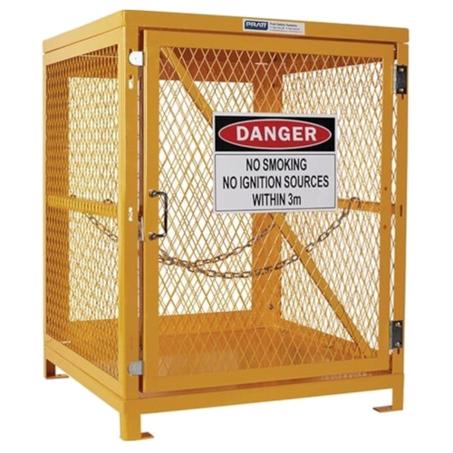 WORKWEAR, SAFETY & CORPORATE CLOTHING SPECIALISTS  - PRATT FORKLIFT CAGE. 1 STORAGE LEVEL UP TO 4 FORKLIFT CYLINDERS