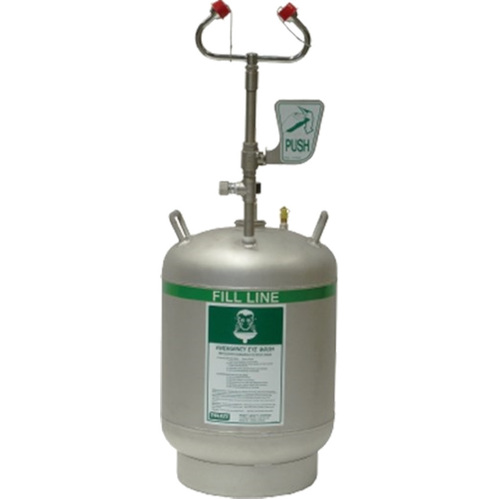 WORKWEAR, SAFETY & CORPORATE CLOTHING SPECIALISTS  - PRATT PORTABLE PRESSURISED TWIN EYE WASH. 45LTR UNIT