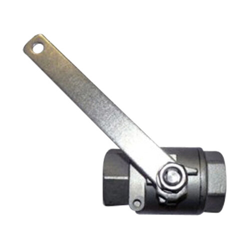 WORKWEAR, SAFETY & CORPORATE CLOTHING SPECIALISTS  - PRATT 316 STAINLESS STEEL 25MM BALL VALVE AND LEVER ARM