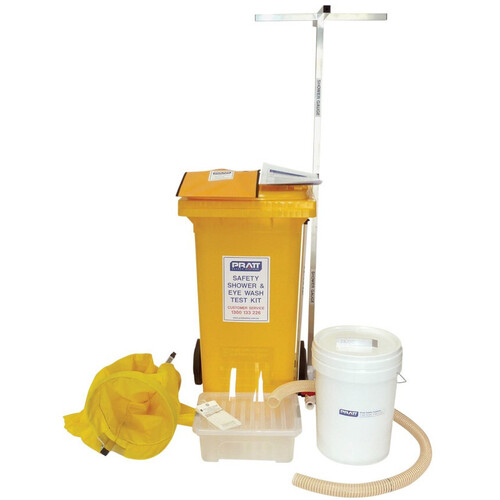 WORKWEAR, SAFETY & CORPORATE CLOTHING SPECIALISTS  - PRATT SHOWER TEST KIT WITH BIN