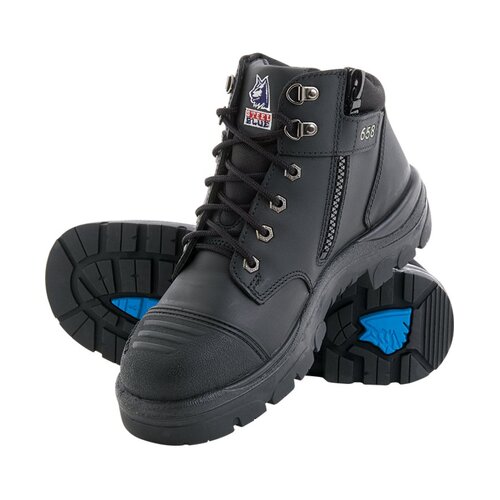 WORKWEAR, SAFETY & CORPORATE CLOTHING SPECIALISTS  - PARKES ZIP - TPU SCUFF - Zip Side Boots