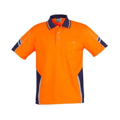 WORKWEAR, SAFETY & CORPORATE CLOTHING SPECIALISTS  - Mens Hi Vis S/S Squad Polo