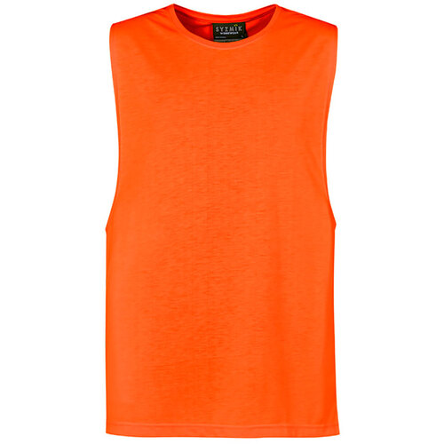 WORKWEAR, SAFETY & CORPORATE CLOTHING SPECIALISTS  - Mens His Vis Sleeveless Tee