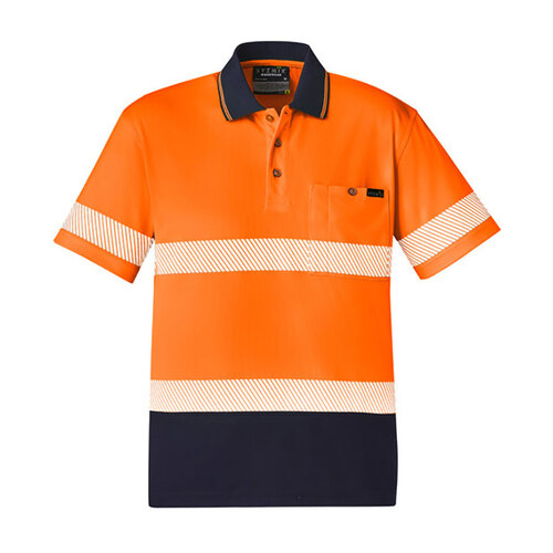 WORKWEAR, SAFETY & CORPORATE CLOTHING SPECIALISTS  - Unisex Hi Vis Segmented S/S Polo