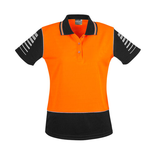 WORKWEAR, SAFETY & CORPORATE CLOTHING SPECIALISTS  - Womens Hi Vis Zone Polo