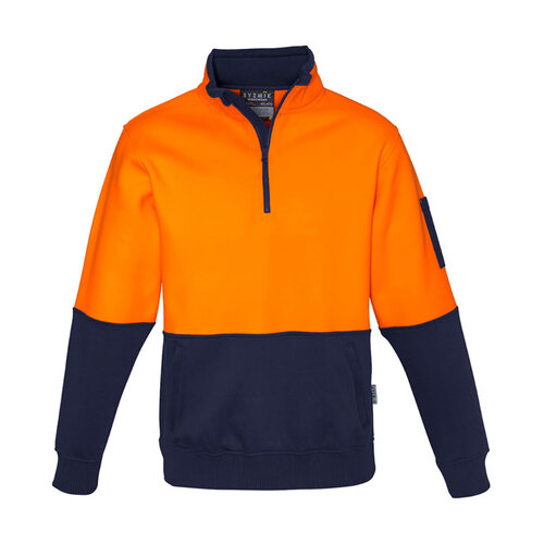 WORKWEAR, SAFETY & CORPORATE CLOTHING SPECIALISTS  - Unisex Hi Vis 1/2 Zip Pullover