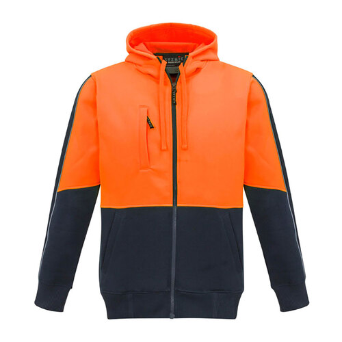 WORKWEAR, SAFETY & CORPORATE CLOTHING SPECIALISTS  - Unisex Hi Vis Full Zip Hoodie