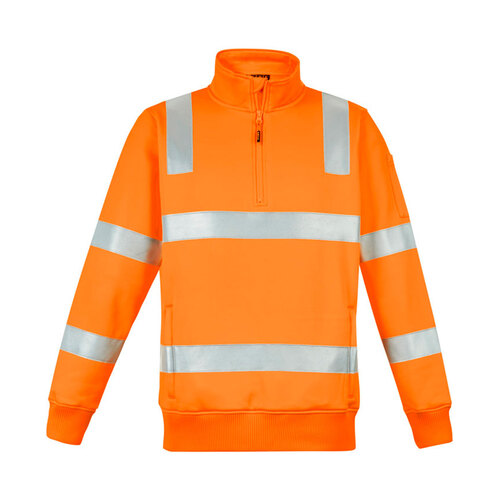 WORKWEAR, SAFETY & CORPORATE CLOTHING SPECIALISTS  - Unisex Hi Vis Vic Rail 1/4 Zip Pullover