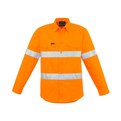 WORKWEAR, SAFETY & CORPORATE CLOTHING SPECIALISTS  - Mens Hi Vis Hoop Taped Shirt