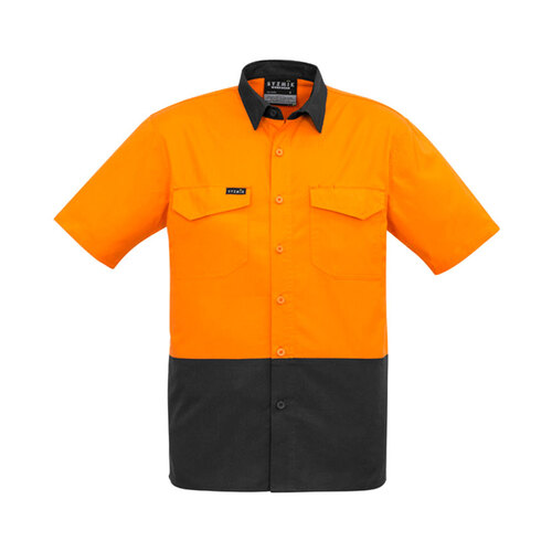 WORKWEAR, SAFETY & CORPORATE CLOTHING SPECIALISTS  - Mens Rugged Cooling Hi Vis S/S Shirt