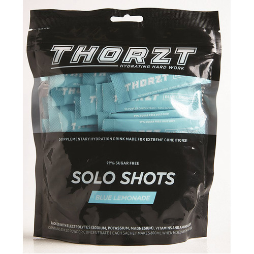 WORKWEAR, SAFETY & CORPORATE CLOTHING SPECIALISTS  - Solo Shot Sachet 3g   Solo ShotsPackx 50pk, Blue Lemonade