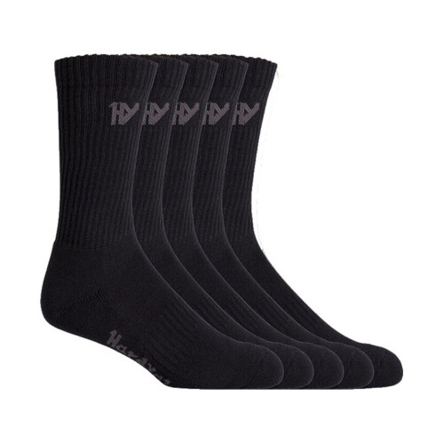 WORKWEAR, SAFETY & CORPORATE CLOTHING SPECIALISTS  - Foundations - HY CREW SOCK 5 PACK